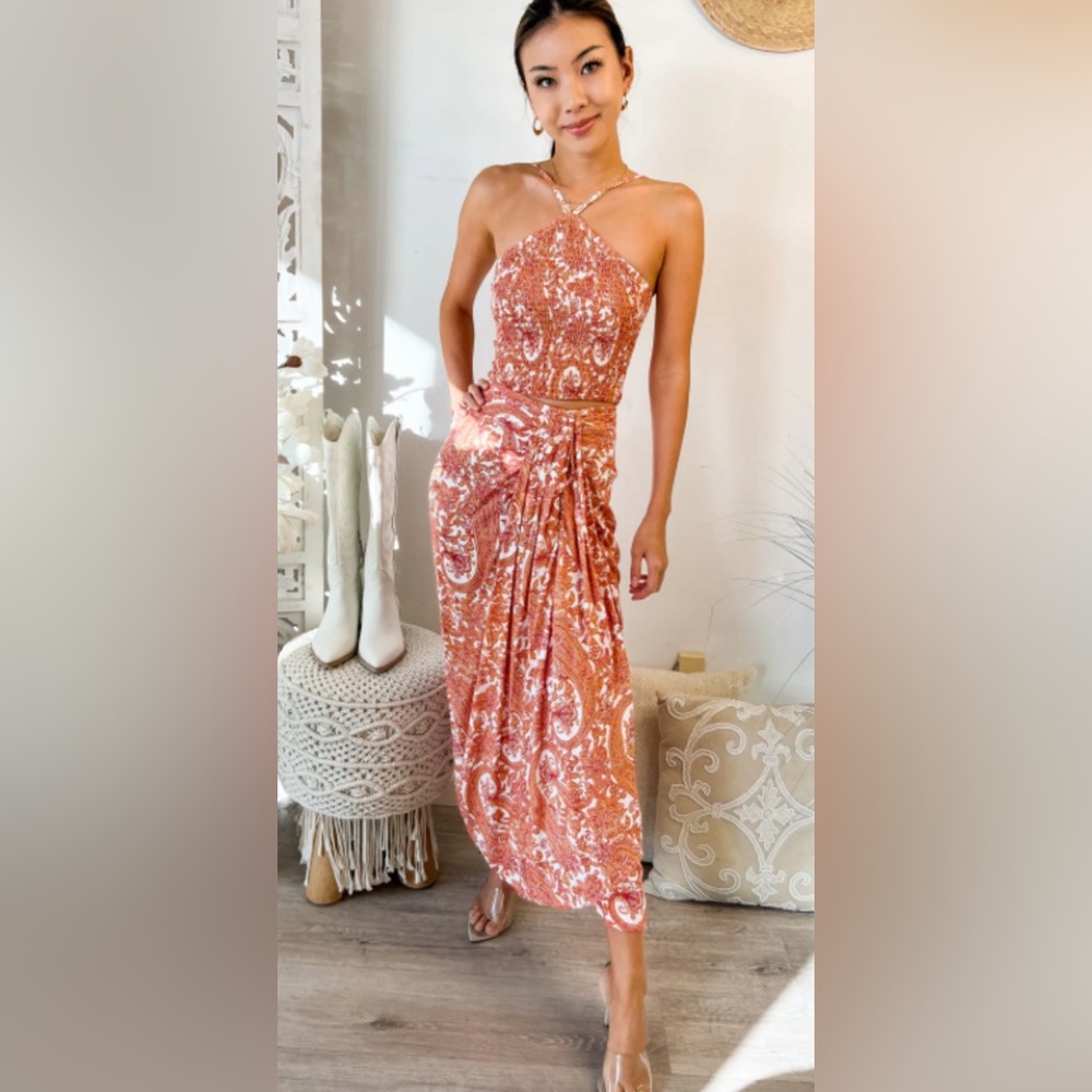 Lusana Arlen Shirred Top